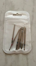 7 unids/set diamante cortadores para manicura uñas taladro mm broca para fresa para pedicura máquina quitar Gel accesorios de uñas herramientas