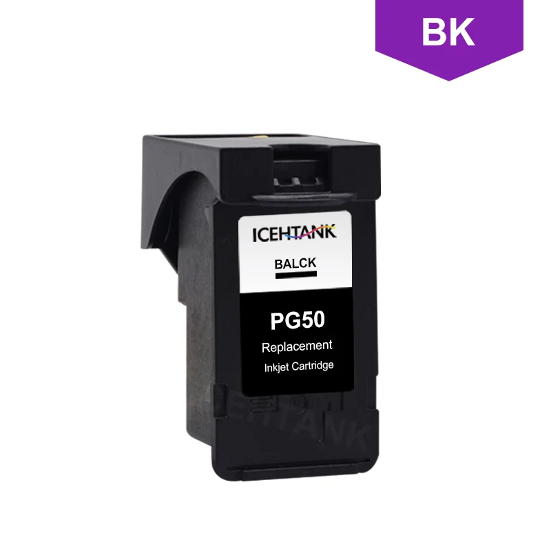 1BK Восстановленный чернильный картридж для Canon PG 50 PG50 50XL CL51 PIXMA iP6210D iP6220D MP150 MP160 MP170 картриджи для принтера - Цвет: 1BK