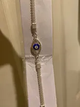 Enchapado en plata de lujo para mujer, pulseras con abalorios de CZ, cristal azul mal de ojo, pulsera de esmalte turco, cuentas de ojo de la suerte, joyería