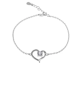

Silver Bracelet with cubic zirconia sunlight sample 925