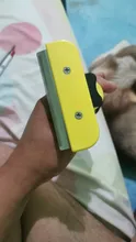Peine de acero inoxidable para perros y mascotas, cepillo para quitar el pelo, herramienta de aseo para gatos, mango suave, accesorios para productos para mascotas #2