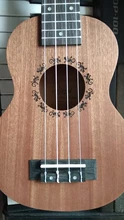 Mahogany Ukulele Guitar Tuner Capo Gecko Soprano Aiersi 21inch Pineapple-Design Spruce