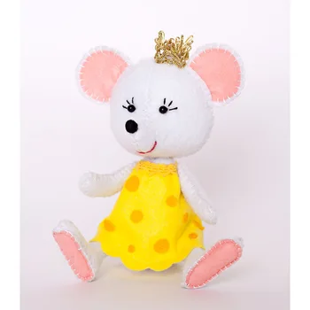 

Пфд-1068 set for creating a toy made of felt Series "baby" Princess Mouse