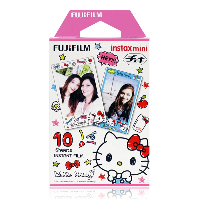 

Fujifilm Instax Mini Hello Kitty Instant 10 Film for Fuji Mini 7s 8 8+ 9 25 50s 70 90 300 SP-1 2 Printer