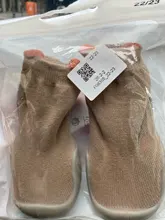 Zapatos de calcetín antideslizantes para bebé, zapatos de suela de goma suave, calcetín para bebé, botines para bebé