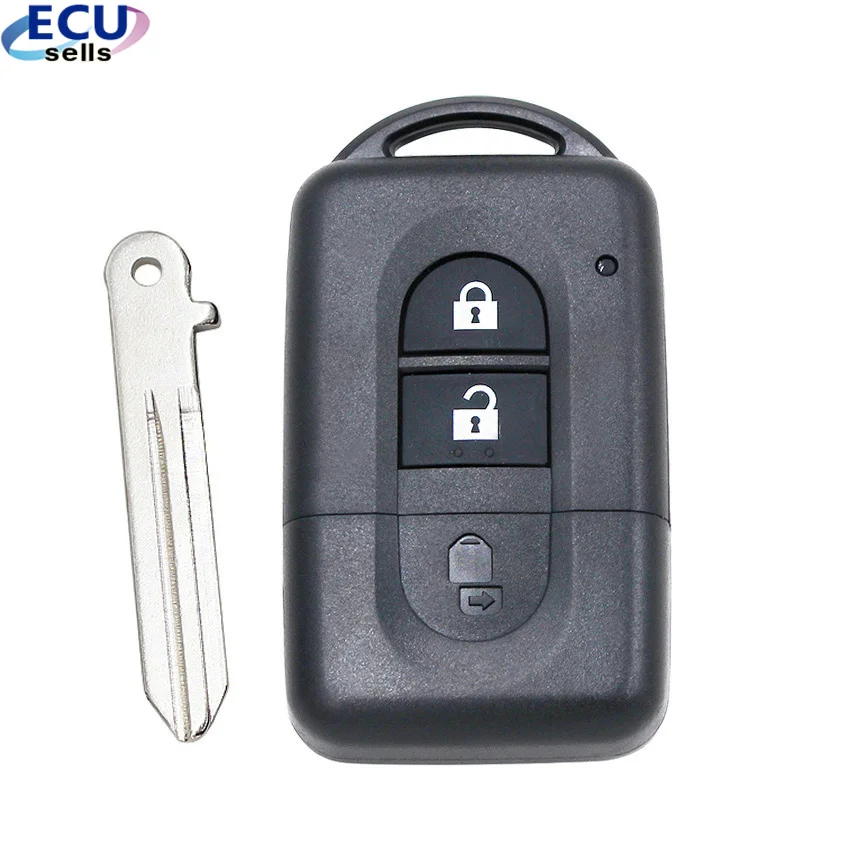 Replacement for Nissan 98-00 Frontier 96-98 Pathfinder Remote Key Fob Shell Case 