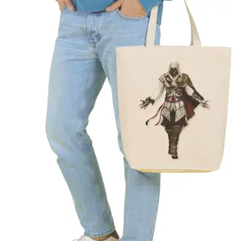 

Angemiel Bag Large Assassin's Creed Character Shopping Beach Tote Bag