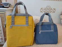 Bolsa de almuerzo portátil, nueva bolsa de caja de almuerzo con aislamiento térmico, bolsa de refrigeración Bento, bolsa de almuerzo, contenedor de comida escolar, bolsas de almacenamiento