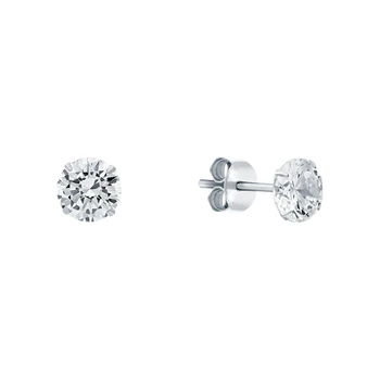 

Silver earrings with cubic zirconium sunlight sample 925