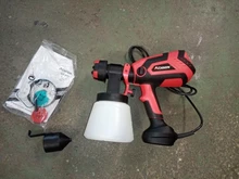 AOBEN-pistola pulverizadora eléctrica de mano, 750W, HVLP, 1000ML, pulverizadores de pintura para coche, decoración para el hogar, aerógrafo, Control de flujo, 4 boquillas, fácil uso