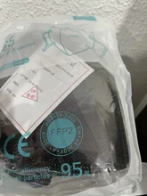 1-100 Uds KN95 Mascarillas FFP2 reutilizable 5 capas de protección 95% PM2.5 aprobado higiénico ffp2mask ce FFP2 Negras fpp2