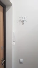 Wall-Hanging-Hook Horns Hanger-Rack Deer-Head Wall-Decoration Key-Deer Vintage Antlers