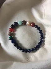 Pulsera de piedra Natural de galaxia para hombres y mujeres, pulsera curativa de constelaciones de los once del universo, joyería misteriosa