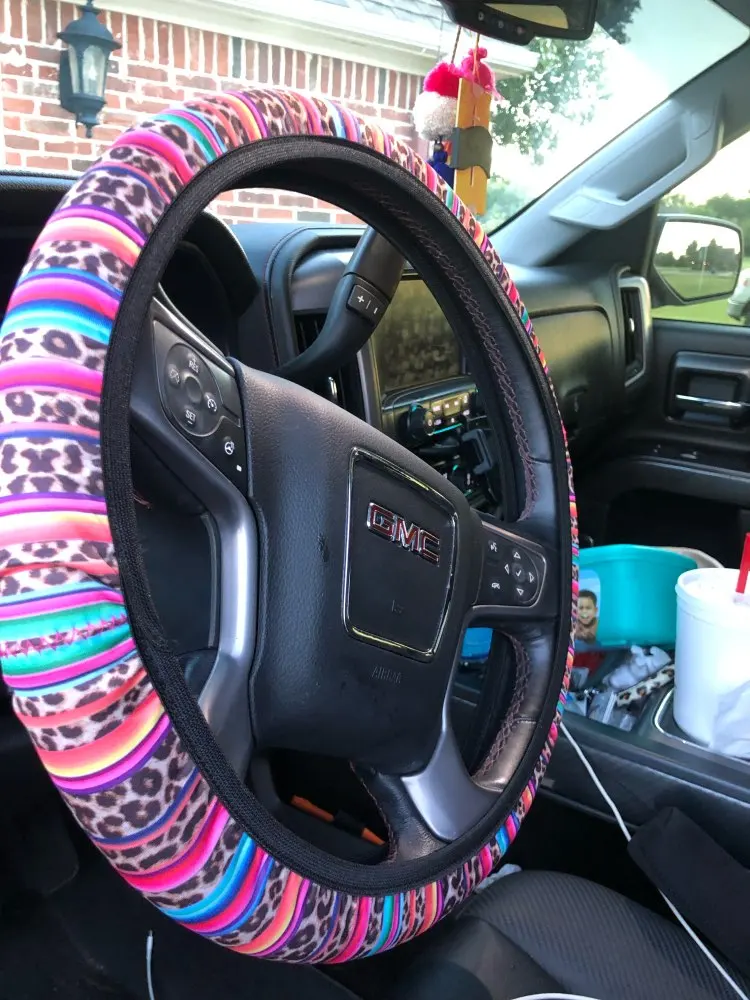 Succulent Steering Wheel Cover