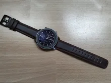 Correa de cuero genuino para samsung Galaxy watch 46mm engranaje de correa S3 Correa Frontier 22mm reloj Huawei 2 gt Correa 46mm