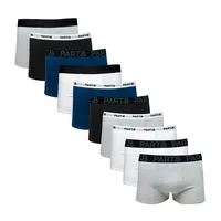 Kit Com 10 Cuecas Boxer Cotton Basic Sortidas Super Resistentes 1