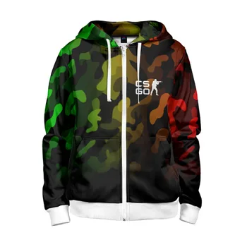 

Children's sweatshirt 3D with zipper CS go