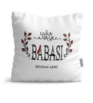 

Personalized The Year 'S Best Father Satin Pillow-3