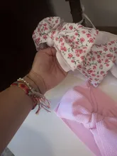 Diadema con lazos florales para bebé, elástico para Diadema con lazo Niña, banda de pelo turbante para recién nacido, accesorios para el cabello, 3 uds.