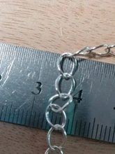 Cadena de eslabón abierto, extensor de cola para joyería DIY, 5 m/lote, 2,5, 2,8, 3,6, 4,8mm