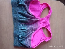 VEQKING-Sujetador deportivo, top deportivo con relleno, secado rápido, sin costuras, para yoga, correr o fitness