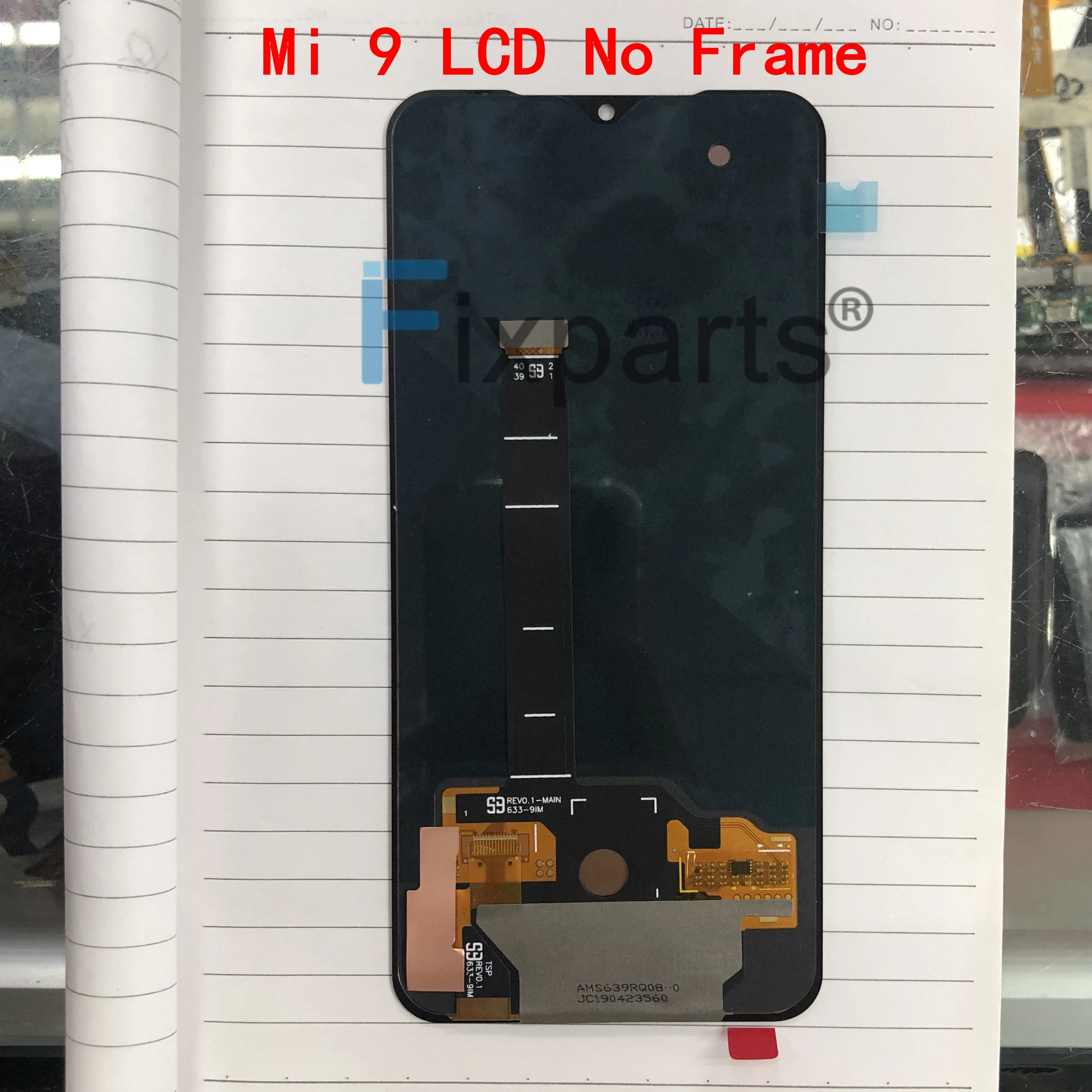 ЖК дисплей Amoled для Xiaomi Mi 9 с сенсорным экраном и дигитайзером в сборе запасные