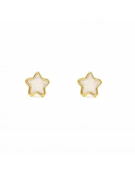 

Earrings Girl Star with Pearl (9Kts)