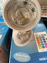 RGB Lamp Bombillas Led-Spots-Light Remote-Control Rgbww-Gu10 Led gu-10 220V 16-Colors