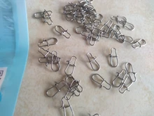 Fishing-Connector Lock Lures Fishhooks Swivel Safety-Pin Fast-Clip Stainless-Steel DONQL