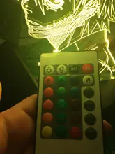 Led-Light 3d-Lamp Bedroom Decor Gift Manga Acrylic Academia Cool Dabi Anime Colorful