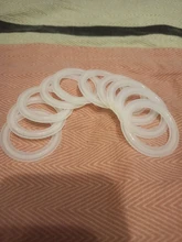 Sanitary-Silicon Gasket-Strip Tri-Clamp Sealing Ferule-Fitting 38mm OD Homebrew for Diopter