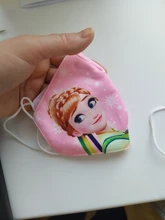 Mascarilla de Frozen de Disney para niños, máscara lavable de Frozen 2, Elsa, Anna, Olaf, de algodón, antipolvo, protectora, juguetes para niños y niñas de 3 a 12 años