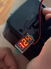 Mini Módulo de pantalla LED Digital, bricolaje, rojo y azul, voltímetro de DC2.5V-32V DC0-100V, medidor de contador de voltaje, Panel para motocicleta y coche