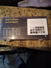 Juntas tóricas de goma para juntas tóricas, sellos de arandela, surtido de estanqueidad, caja de plástico con juego de diferentes tamaños, 225 Uds.