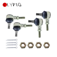 Аксессуары для мотоциклов правый и левый наконечник рулевой тяги комплект стальных шаровых шарниров для Yamaha Raptor 660 YFM660 YFM660R ATV 2001-2005 2 комплекта