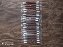 Hisopo desechable de yodo medicinal para limpieza de nariz y orejas, palo de algodón para desinfección doméstica, doble cabezal de emergencia, puntas de madera, 20/200 Uds.