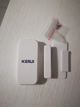 KERUI-Sensor de alarma de ventana y puerta, interruptor magnético inalámbrico, Detector de contacto para sistema de alarma de seguridad contra intrusos, 433MHz
