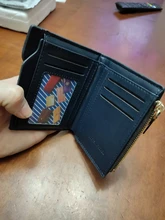 Cartera de piel sintética para hombre, bolsos plegables cortos, multifunción, a la moda, bolsa con cierre monederos pequeños, billetera con Clip para dinero