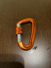 Mosquetón profesional de 12/25KN, ganchos para llave de escalada, cerradura Principal de Seguridad de aluminio en forma de D de alta calidad, herramienta para ascender al aire libre