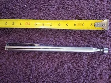 Barra de recogida magnética telescópica portátil, barra de recogida magnética portátil, imán de extensión, herramienta de mano, bolígrafo de recogida magnético telescópico