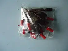 Cable Charging-Clamp Crocodile-Clip Clamp-Length Plastic-Handle Lead-Test Metal Insulated