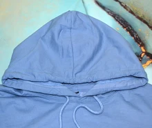 Sweatshirts Oversize Hood Yellow Women Cotton And 