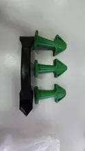 Juego de espátulas de boquilla de silicona reutilizable, herramientas calafatear