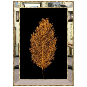 

Digital 3D Mirror Framed Luxury Glass Table 45 * 60 cm