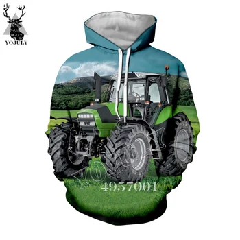 

Unisex Fashion Casual Streetwear Hip hop Funny Sweatshirt Hoody top tractor 3D Print Harajuku Men Pullover Hoodie Clothing Y793
