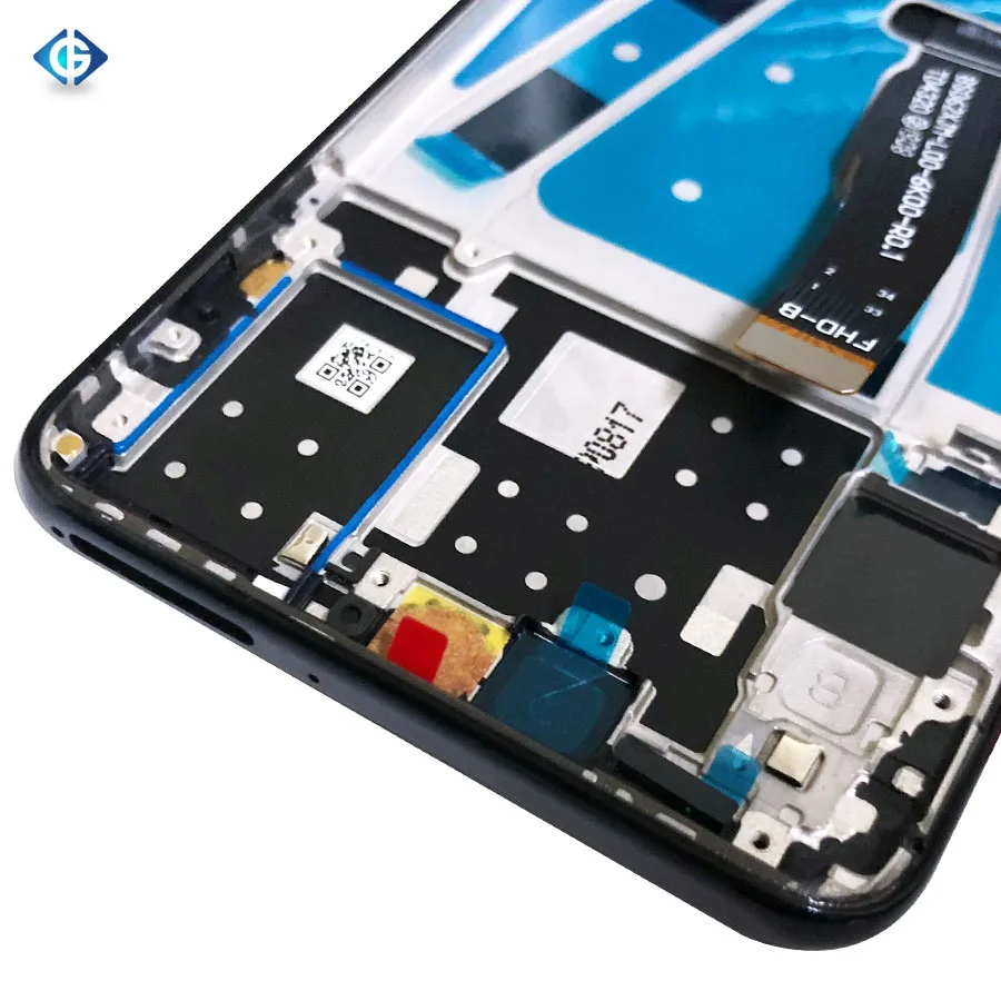 10 шт./лот, ЖК-дисплей для huawei P30 Lite, сенсорный экран, дигитайзер в сборе+ рамка для huawei P30 Lite, ЖК-дисплей, по DHL
