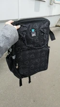 Bolsa de pañales con USB de Disney, mochila momia de maternidad/bolsa de pañales para bebé, bolso de viaje de Mickey Mouse, bolsa para cuidado del bebé, bolsa húmeda