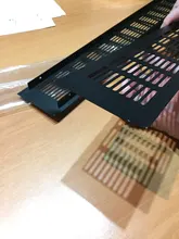 Ventilación de la hoja perforada Rendijas de ventilación de aluminio ventilador cubierta de rejilla de ventilación para armario zapato aire acondicionado casa decoración de la cubierta