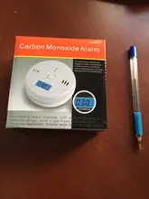 LCD Fotoeléctrico Independiente de Protección de la Seguridad Casera Advertencia de Alta Sensibilidad 85dB de Monóxido de Carbono CO Gas De Alarma del Detector Del Sensor