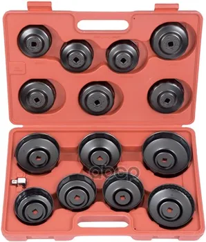 

Licota-set of cups for removing oil filters 15 items licota art. ata-0291
